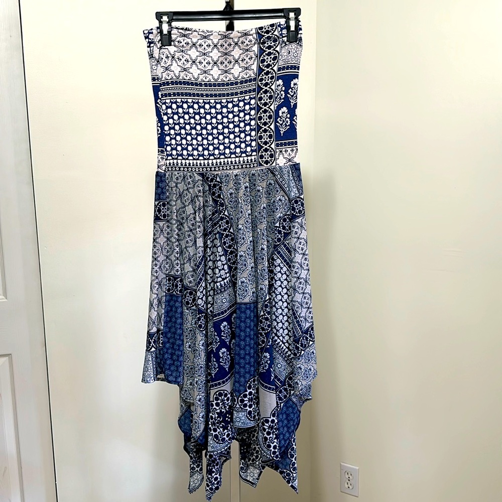 I.N.C  Small Multicolor Strapless Sundress.